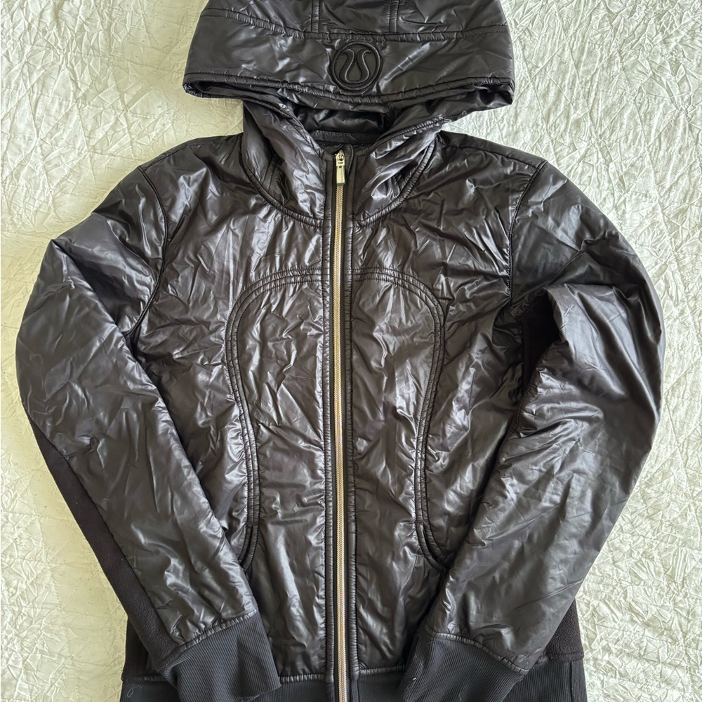 lululemon athletica vintage Black Hooded Jacket for woman